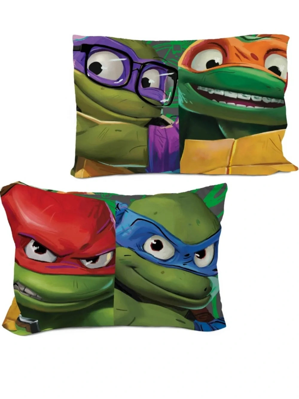 Teenage Mutant Ninja Turtles Kids 2 Piece Grey Reversible Set, Twin/Full